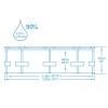 Piscina Steel Pro Bestway cadru metalic rotunda, pompa si cartus filtrant, 305x76 cm